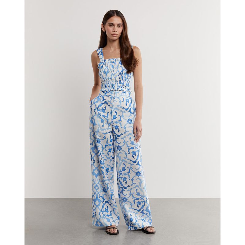 JAG Kirsty Linen Mosaic Pant image number 3